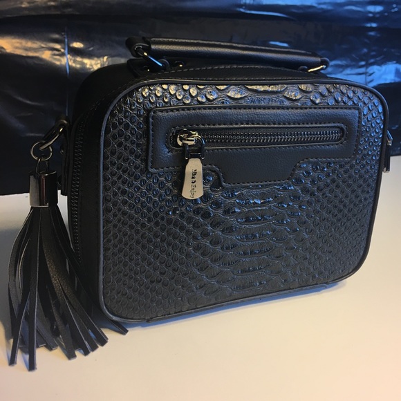 Nasty Gal Handbags - black crossbody faux leather bag